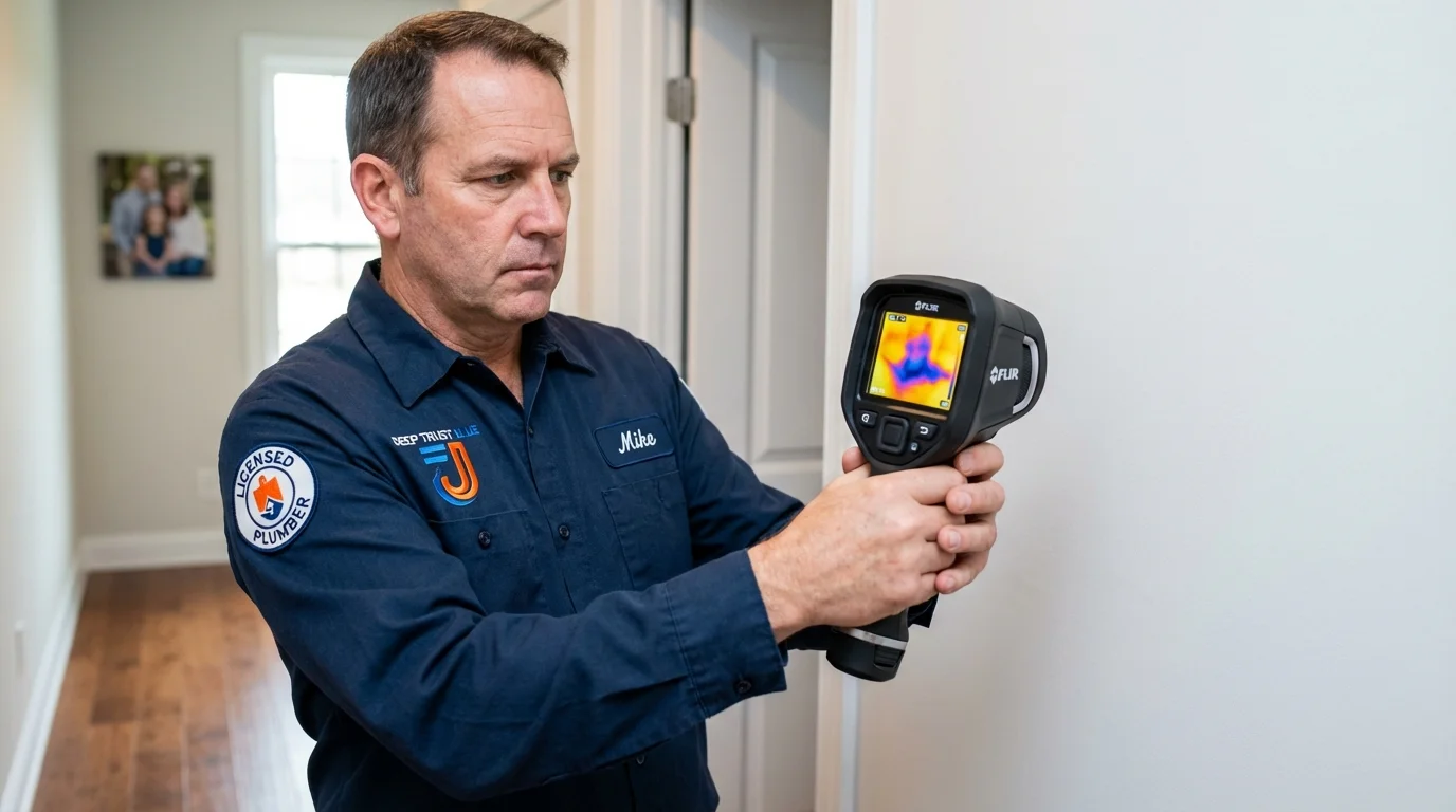 Thermal imaging leak detection by Johns Plumbing LLC in Homer Glen
